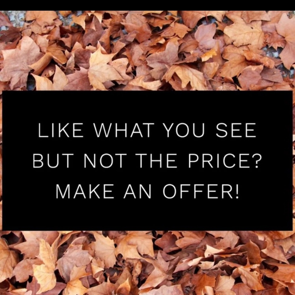 Fair offers are welcomed!